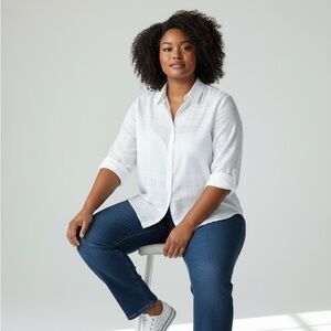 American Colors Classic Button-Up Shirt